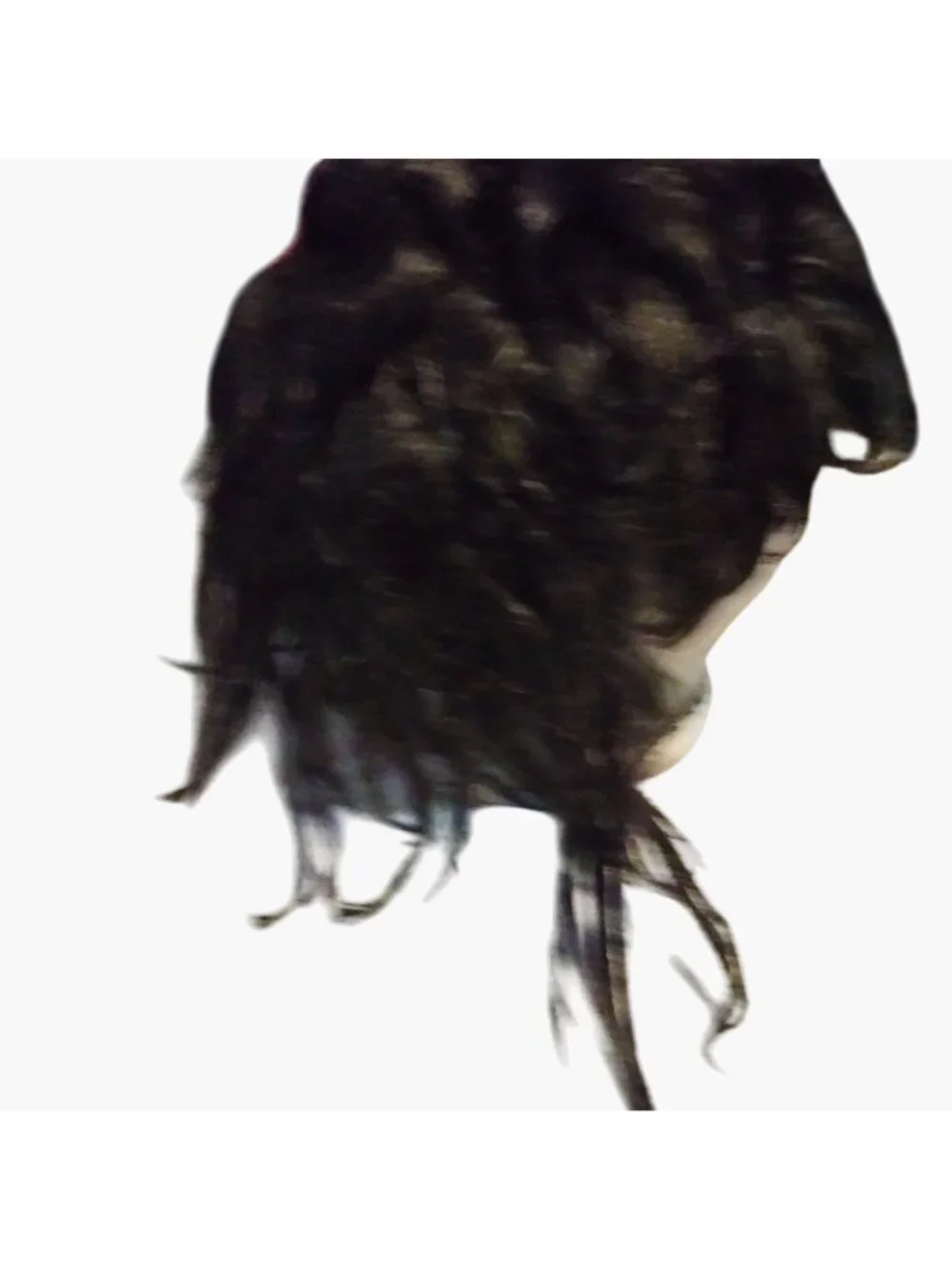 Unisex Black Rocker Wig Spiky Halloween Costume Adult Accessory